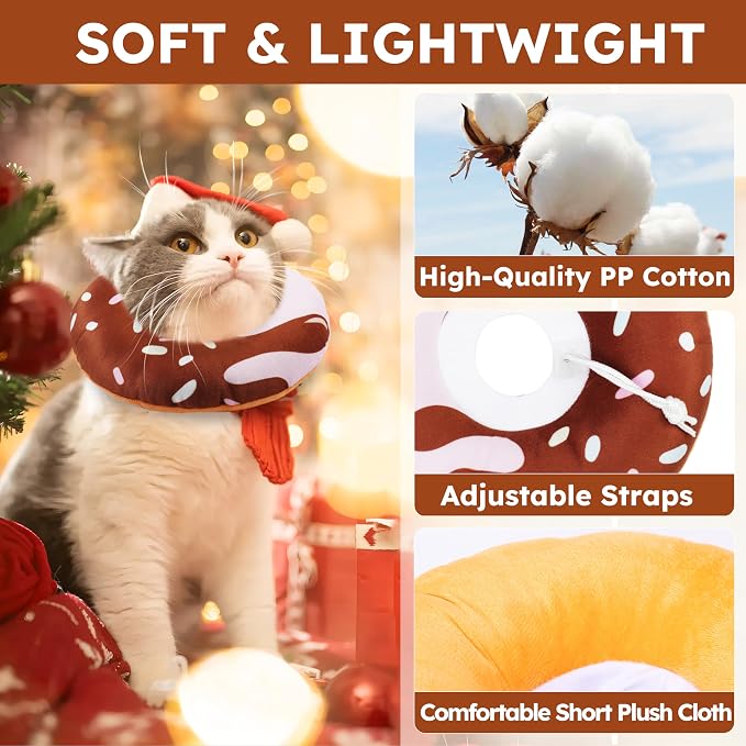 Cat Cone Collar Soft, Cat Recovery Collar - Image 4