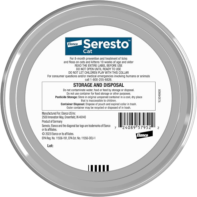 Seresto Cat Vet-Recommended Flea & Tick Treatment & Prevention Collar - Image 2