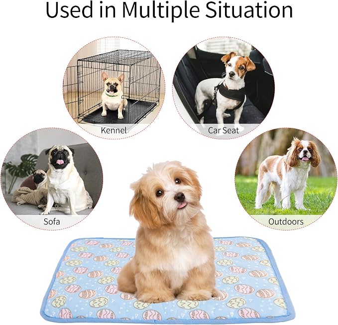 NACOCO Pet Cooling Mat Cat Dog Cushion Pad Summer Cool Down Comfortable Soft - Image 6