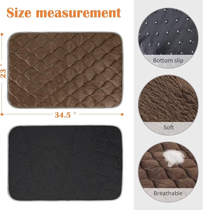 ULIGOTA Self-Warming Cat Bed and Dog Crate Pad - Image 8