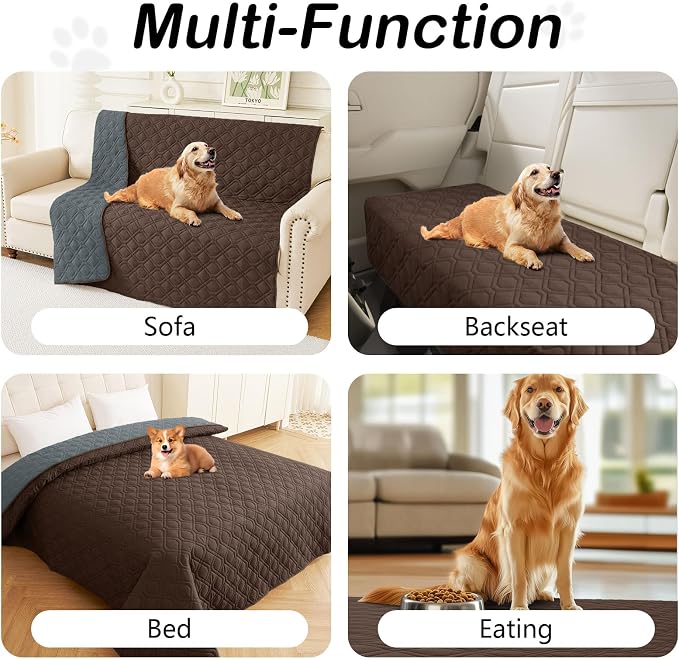 hyha Waterproof Dog Bed Blanket, Soft Pet Blankets, Waterproof Couch Cover - Image 4