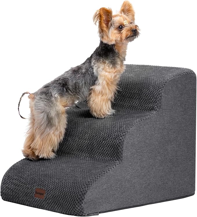 Dog Stairs for Couch Sofa and Chair, 3-Step Dog Steps for Small Dogs and Cats - Image 7