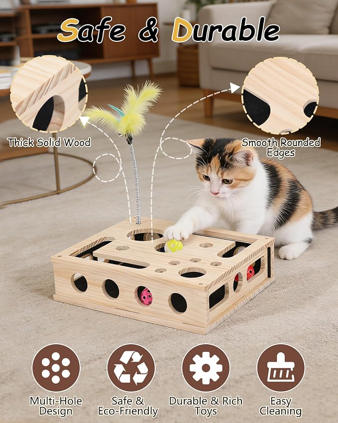 Cat Interactive Box Puzzle Toy - Image 4