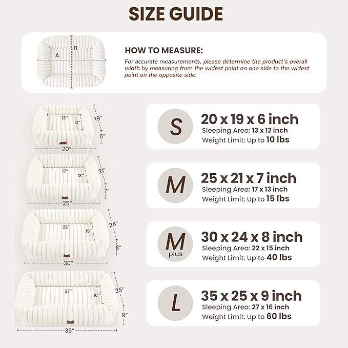 Washable Dog Bed for Small Medium Dogs - Image 4