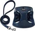 Dog Harness with Leash Set, No Pull Adjustable Reflective Step-in Puppy Pet by BOOMIBOO