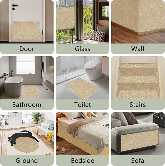 Cat Scratch Mat for Couch, Wall & Cat Tree – 78.7" Trimmable Self-Adhesive Cat - Image 7