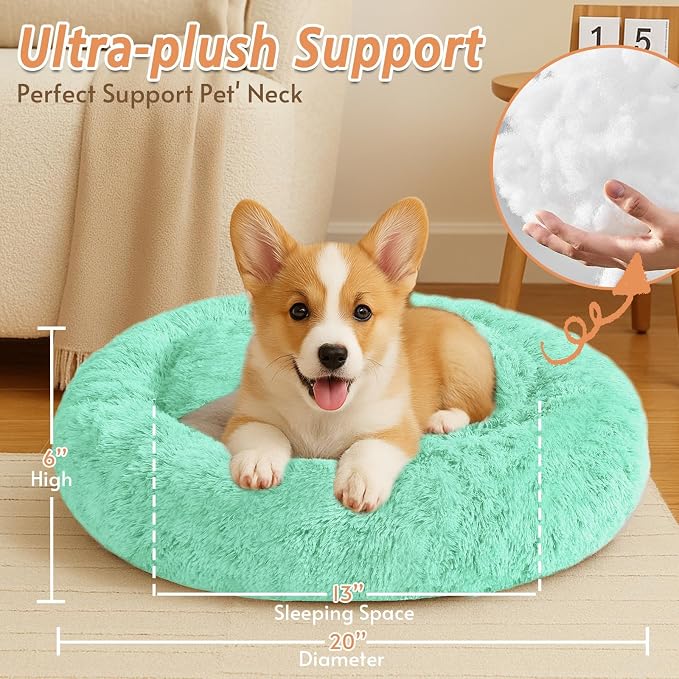 JOLLYVOGUE Calming Small Dog & Cat Bed - Image 5