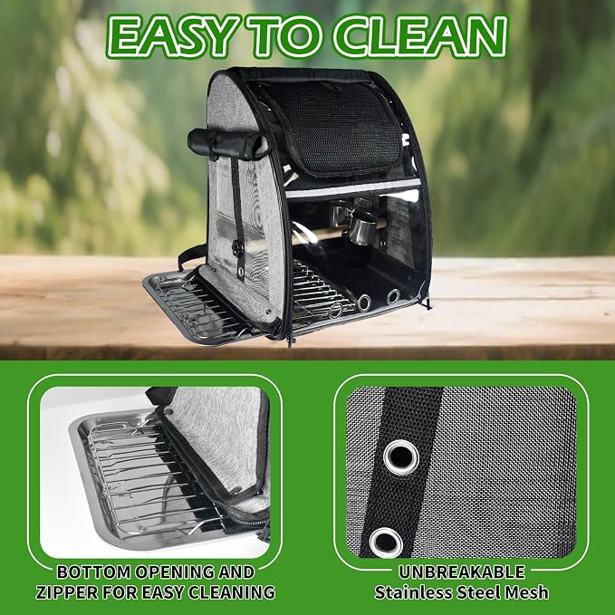Bird Carrier Bag, Bird Travel Cage - Image 3