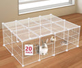20 Panels Small Animal Playpen, Pet Playpen, C&C Cage by VISCOO