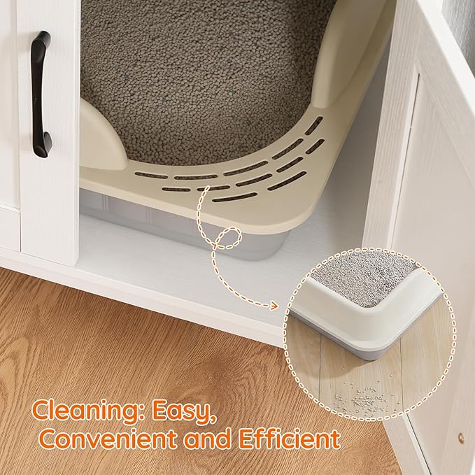 HOOBRO Litter Box Enclosure, Litter Box Furniture - Image 8