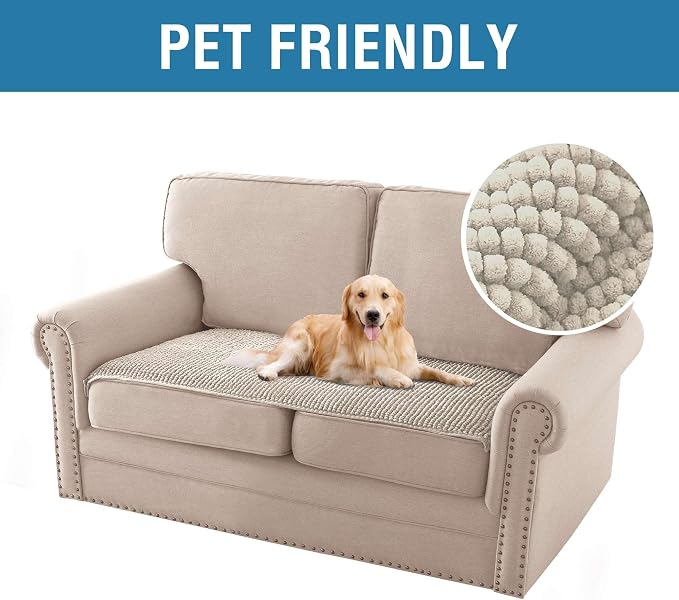 H.VERSAILTEX Plush Chenille Couch Cover - Image 2