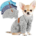 3 Pack Dog Sweaters for Small Dogs Girl Boy Winter Fleece Clothes Warm Soft Dog by BAOBICUTE