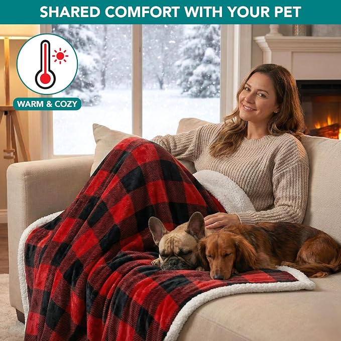 PetAmi Waterproof Dog Blanket for Small Medium Dog Puppy Cat Throw for Couch - Image 4