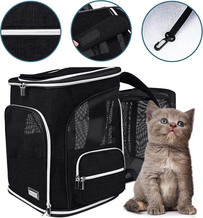BAGLHER Expandable Pet Carrier Backpack，Pet Backpack - Image 4