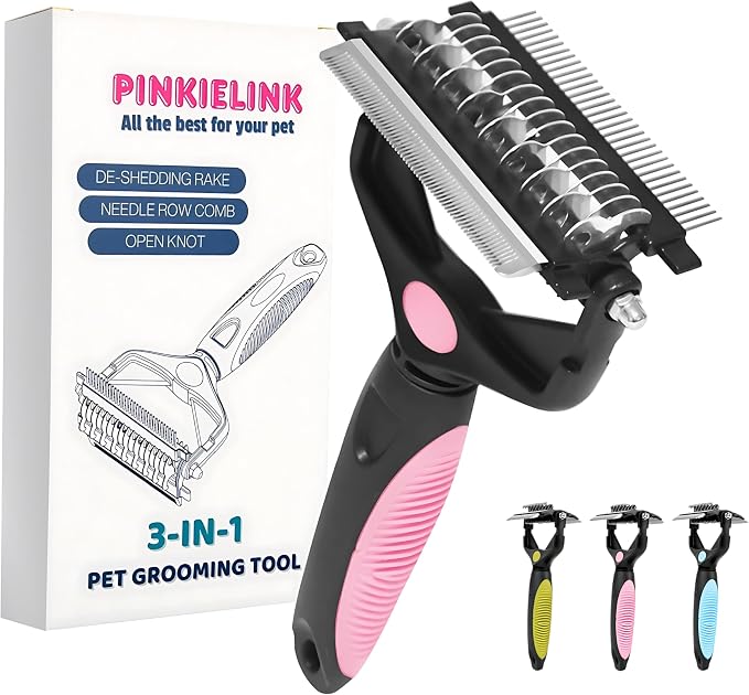 3-IN-1 Pet Grooming Tool by PINKIELINK
