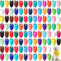 Kacctyen 100 Pieces Dog Bandanas Bulk Plain Blank Heat Transfer Triangle Dog by Kacctyen