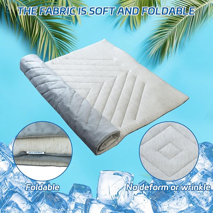 Dog Cooling Mat Self Coolings Foldable Cooling Pad - Image 4