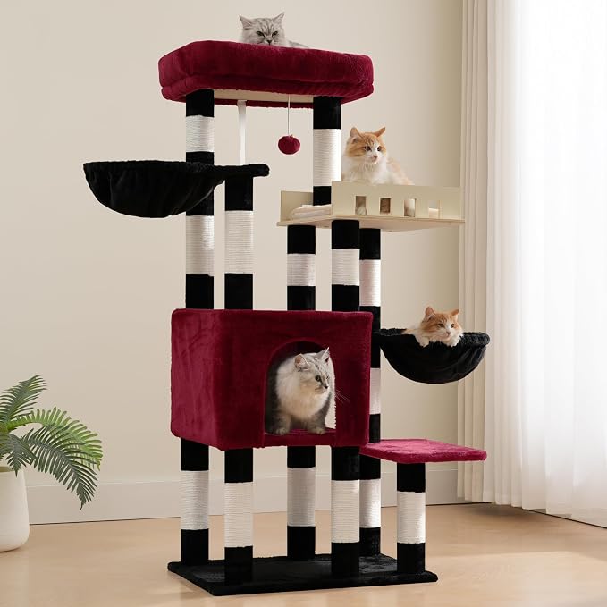 Cat Tree for Indoor Cats Large Adult, Heavy Duty Cat Tree for Large Cats 20 lbs+ - Image 9