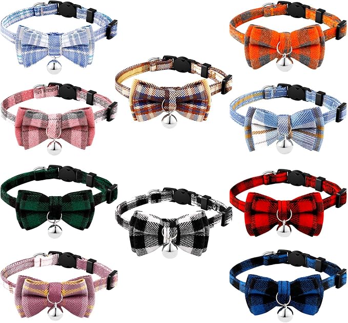 Weewooday 10 Pcs Breakaway Cat Collar by Weewooday