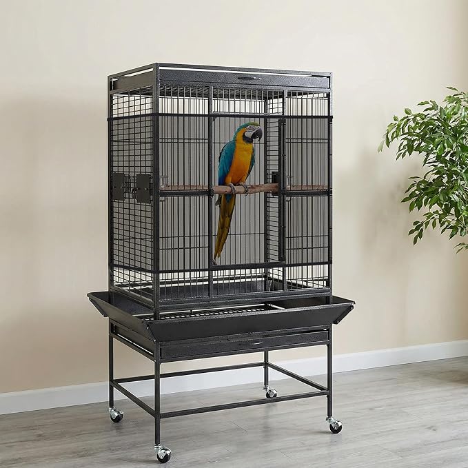 Fengek 2 Pcs Adjustable Bird Cage Cover & Seed Catcher Net - Image 7