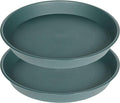 2 Pack of 14 inch Plant Saucer, 1.7" Depth Tray, Large Deep Garden Plastic by Bleuhome
