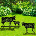 Cow Metal Garden Stakes Yard Decor, Cow Gifts by RNGMSI