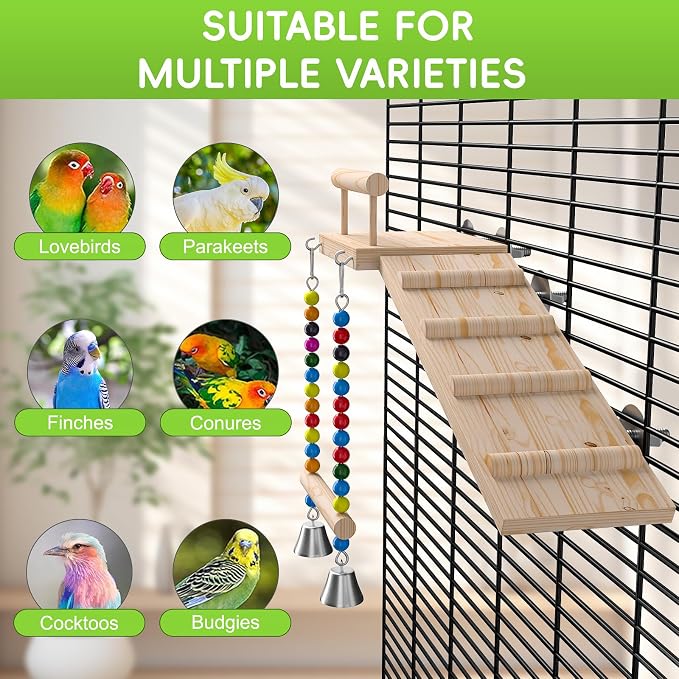 Bird Perches Platform Swing - Image 5