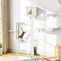 NUNU LAB Cat Wall Shelves Set, Bridge Ladder, Scratching Post, Indoor Cat by NUNULAB