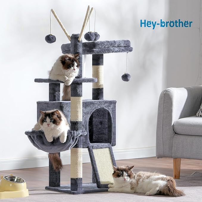 Hey-brother Cat Tree Tower, Scratching Posts - Image 7