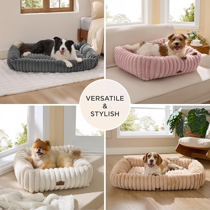 Bedsure ComfyFleece™ Cute Dog Bed Medium Size Dog - Image 4