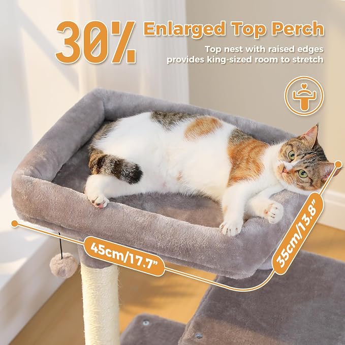PAWZ Road Cat Tree, 35 Inches Cat Tower - Image 3