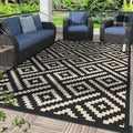 GENIMO Outdoor Rug 4'x6' Waterproof, Reversible Camping Mat, Plastic Straw Rugs by GENIMO
