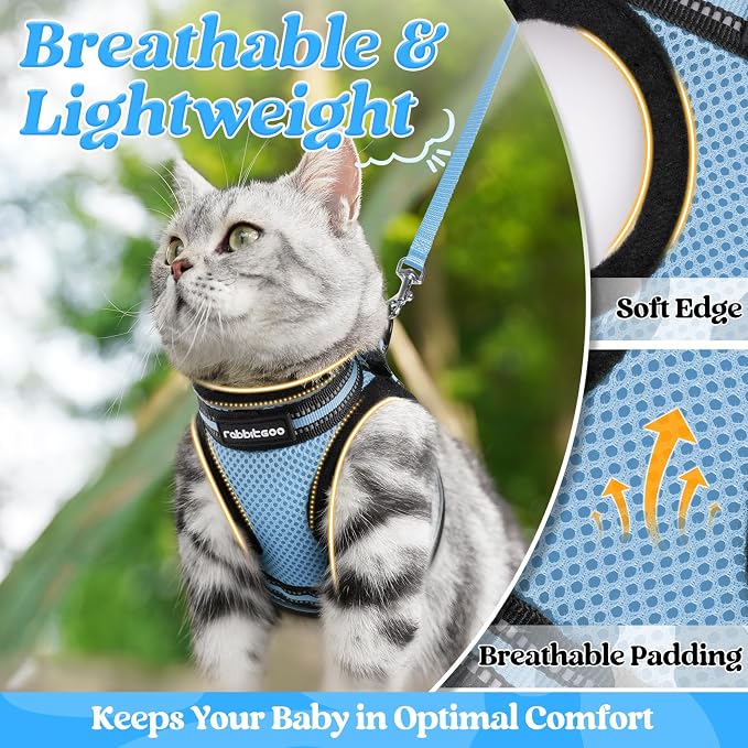 rabbitgoo Cat Harness and Leash Set - Image 4