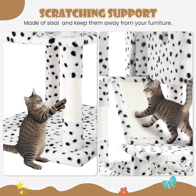 SHA CERLIN 81in Multi-Level Tall Cat Tree Tower - Image 7