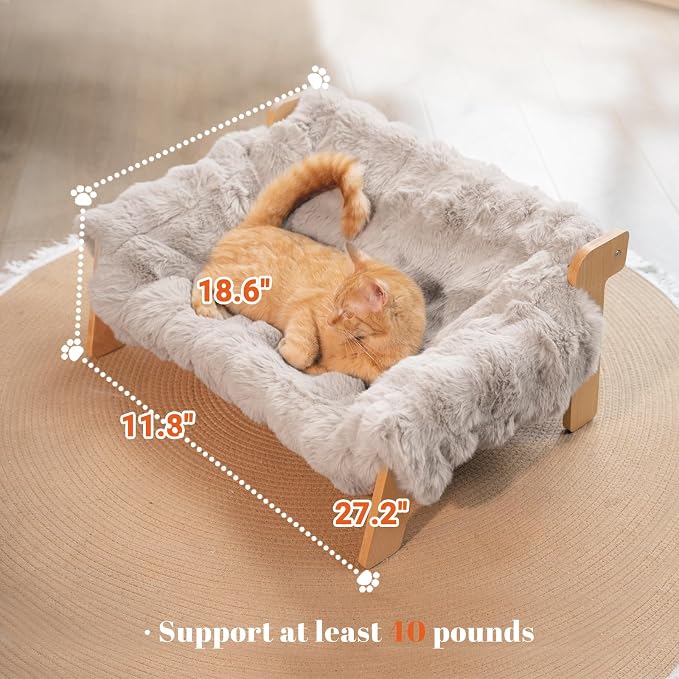 CHEERHOME PETS Elevated Cat Couch Bed - Image 5
