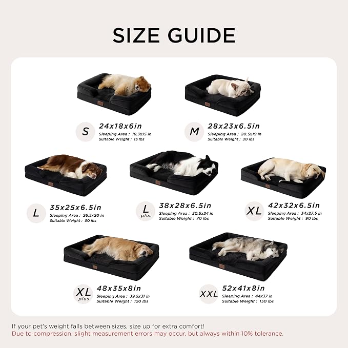 Bedsure Orthopedic Dog Bed Medium Size Dogs - Image 7