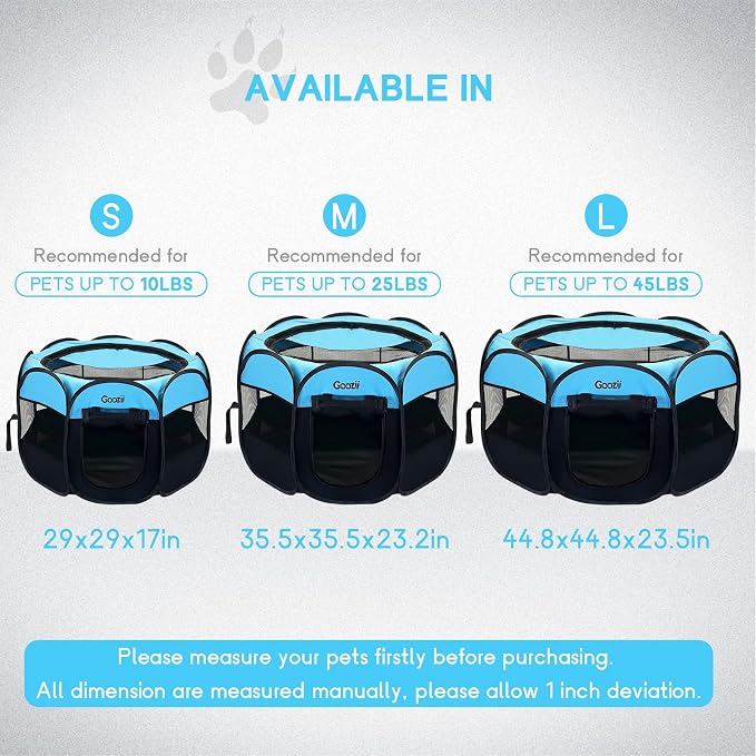 Portable Dog Playpen Indoor Outdoor, Collapsible Pet Dog Playpen - Image 8