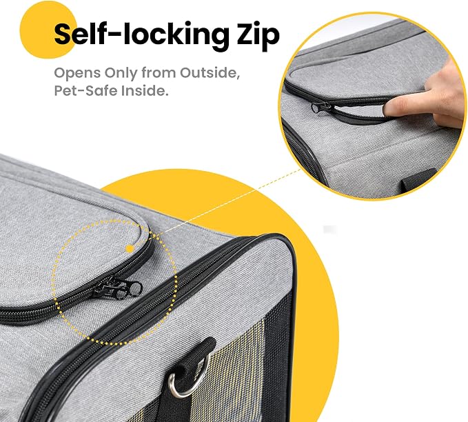 Cat Carrier Airline Approved, Soft-Sided Dog Carrier - Image 3