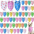 Weewooday 50 Pcs Spring Dog Bandanas Bulk by Weewooday