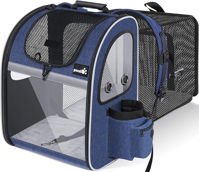 Pecute Pet Carrier Backpack, Cat Backpack Carrier, Expandable by pecute