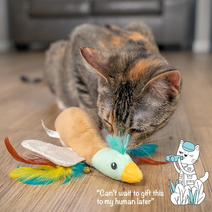 Catstages Flapperz Duck Plush Interactive Catnip Cat Toy - Image 6