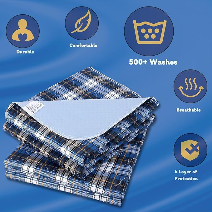 Washable Bed Pads, Non-Slip Bed Pads - Image 3