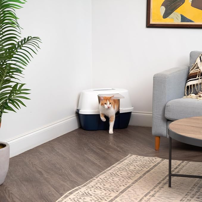 IRIS USA Corner Cat Litter Box Enclosure - Image 9