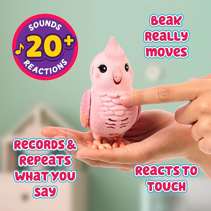 Little Live Pets My Really Real Talking Bird Toy & Cage - Image 3