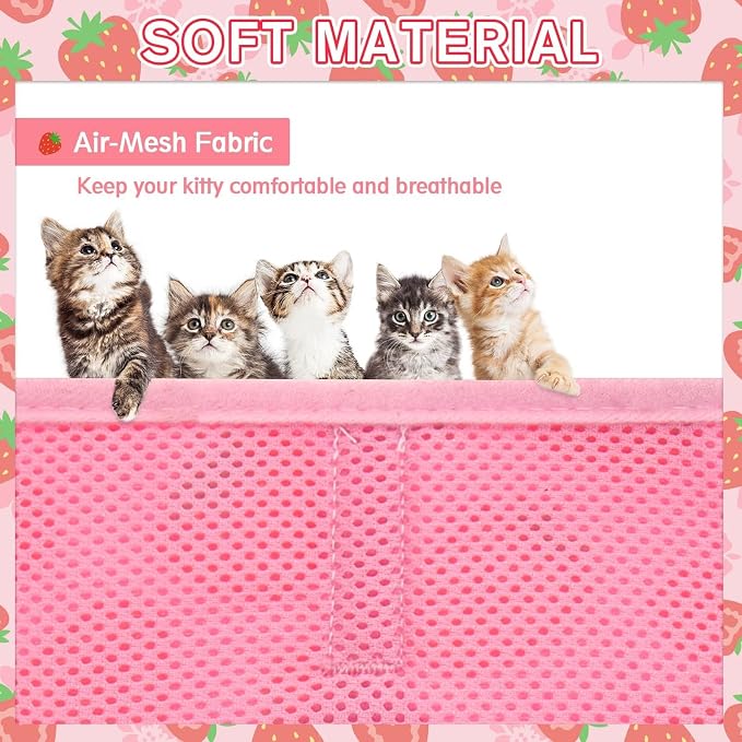 PUPTECK Soft Mesh Cat Vest Harness and Leash Set Puppy Padded Pet Harnesses - Image 4