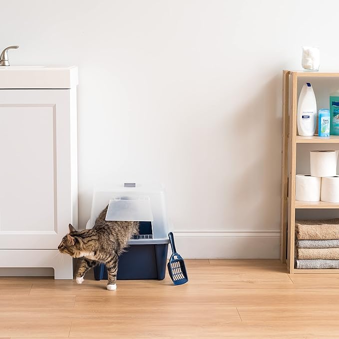IRIS USA Cat Litter Box, Litter Box Enclosure - Image 3