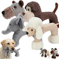 Linen Safari Companions, Squeaky Dog Chew Animals, by Unknown