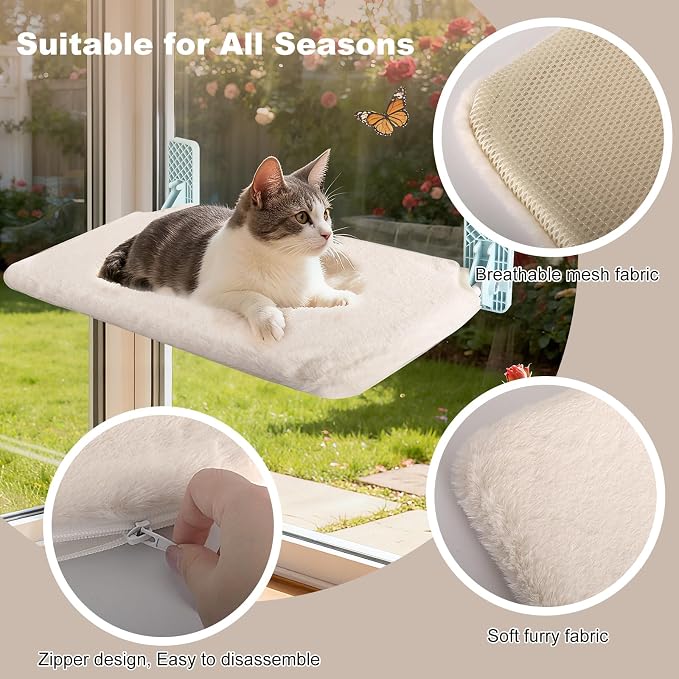 Revolutionary Cat Window Perch Hammock - Image 3