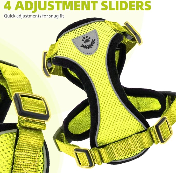 PUPTECK Cat Harness and Leash Set Escape Proof Reflective Cat Walking Harness - Image 4