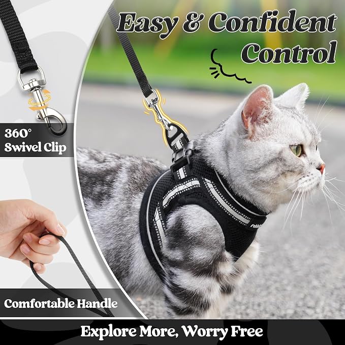 rabbitgoo Cat Harness and Leash Set - Image 5